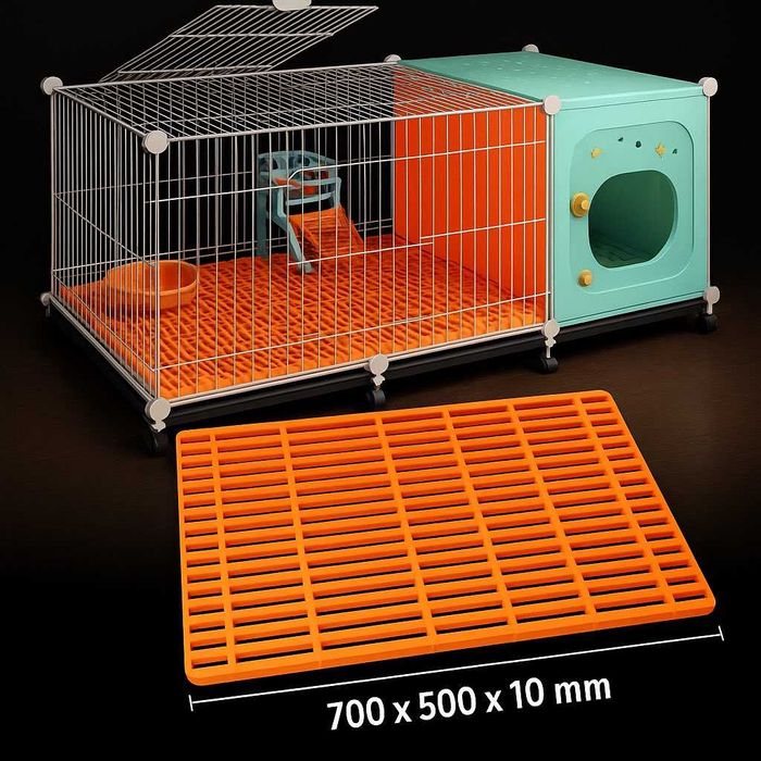 Пластмасова скара за зайчарници и клетки за животни