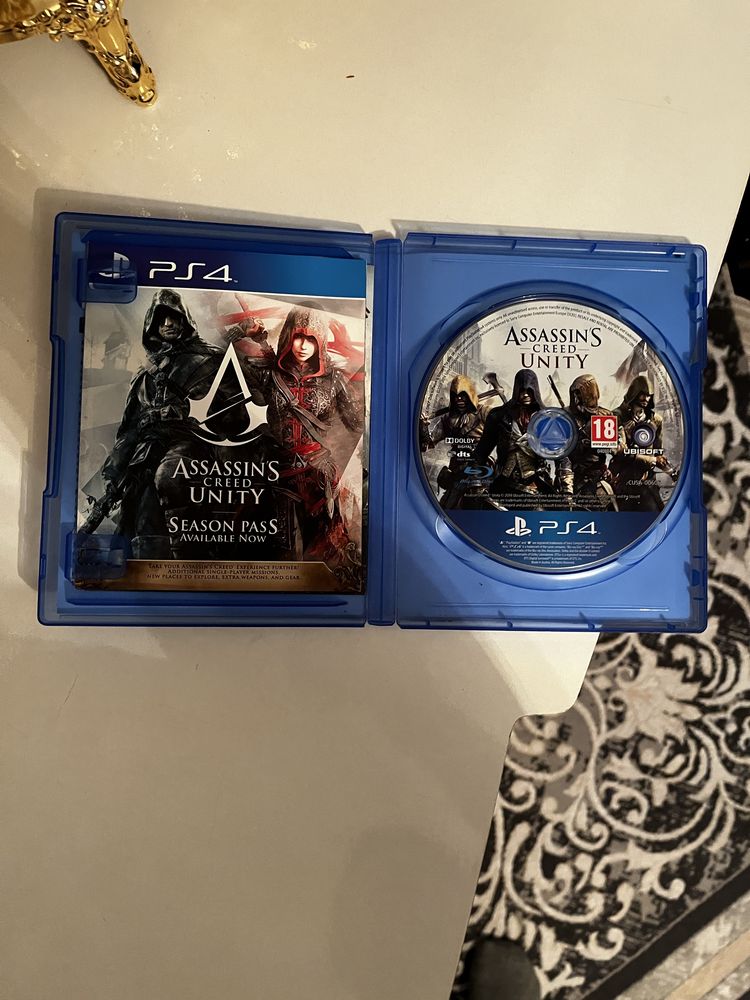 Продаю Игра для пс 4 assassin S creed unity