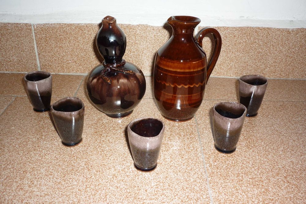 Керамичен сервиз за ракия плюс бонус