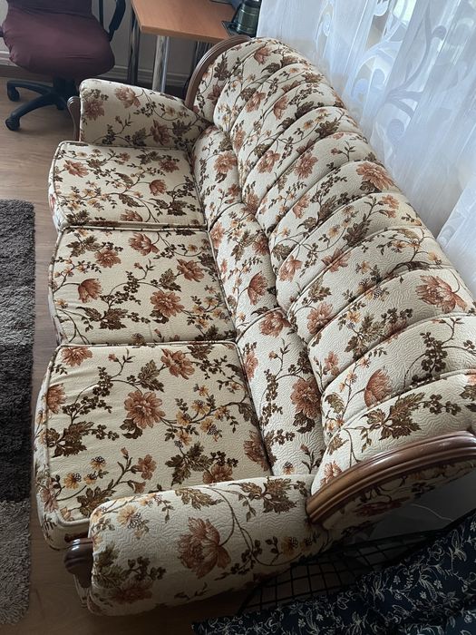 OFERTA, Set canapea fixă + 2 fotolii