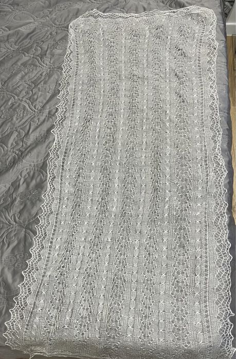 Оренбургский пуховый палантин