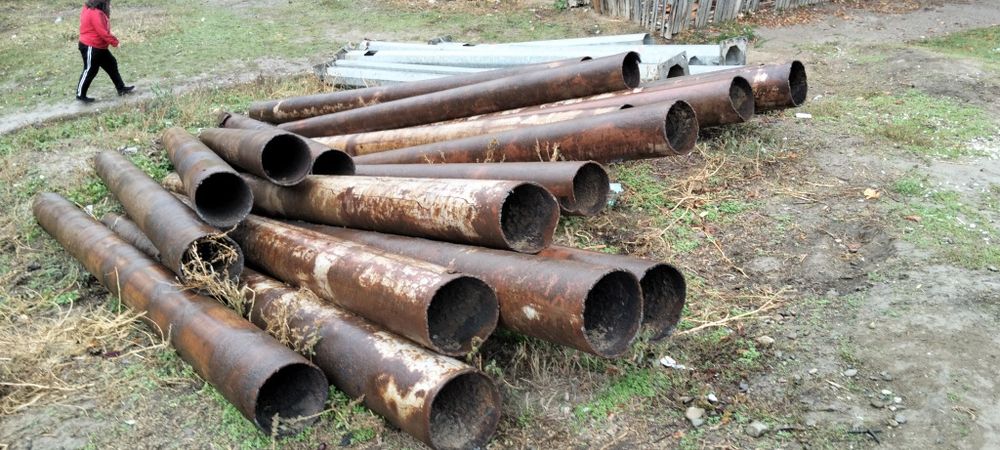 Țevi groase Ø 27 cm, 320 kg bucata – 27 bucăți