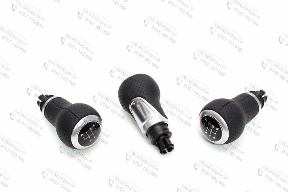 Nuca piele perforata S-line pt Audi A4 B8,A5,A6,Q5 in 5-6 viteze