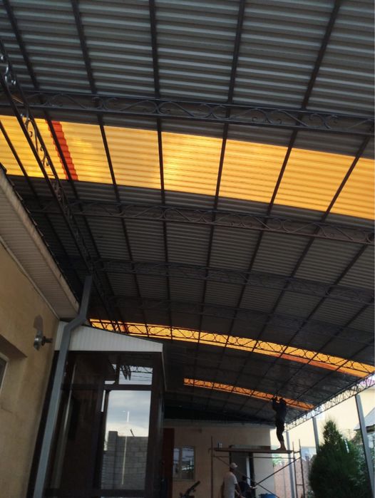 СВАРЩИК 24/7 Услуги мастера Сварщика Ернар г.Тараз Навес навес Сварка