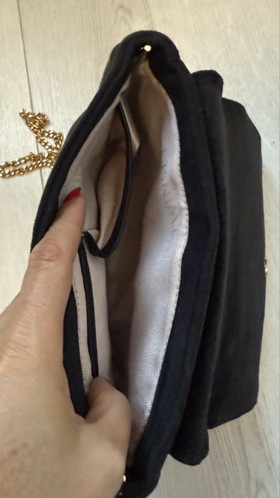 Велурена чанта Twinset