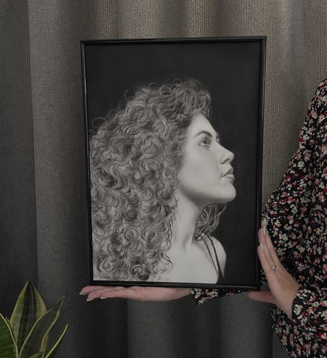 Portrete personalizate alb negru - pictate după poza ta