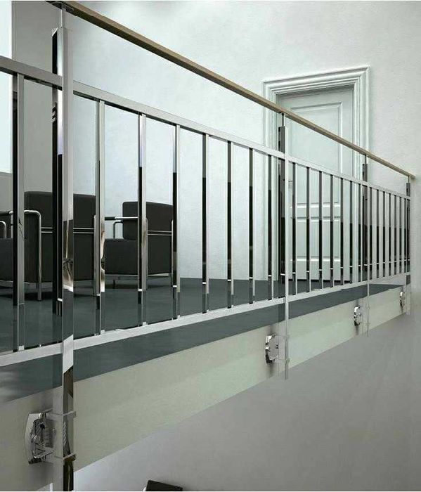 Нержавейка перила, козырёк, стеклянные перила, 250.000