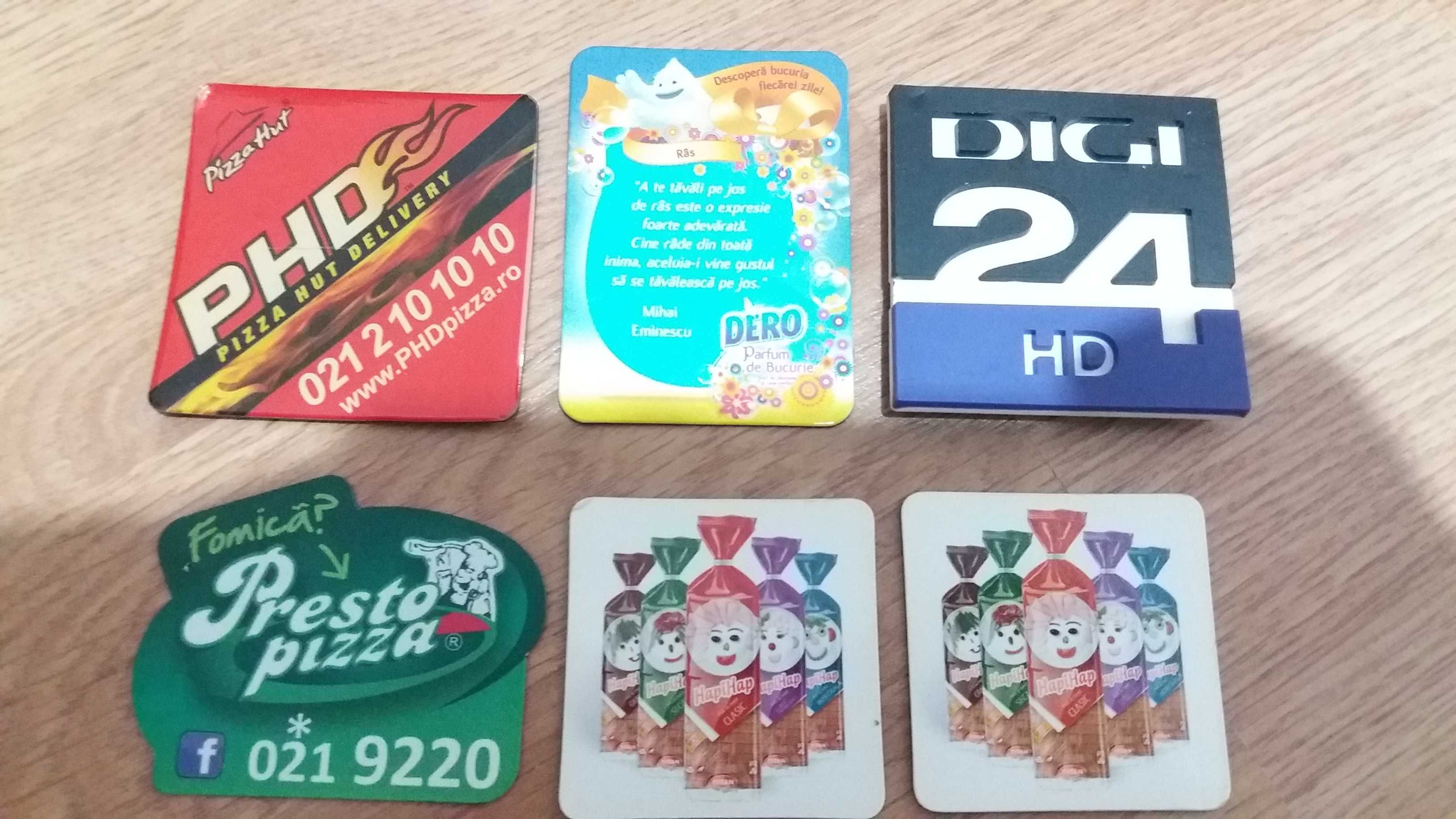 COLECTIE_Magneti frigider-bucatarie_Digi 24-Dero-PHD-Presto Pizza-Hapi