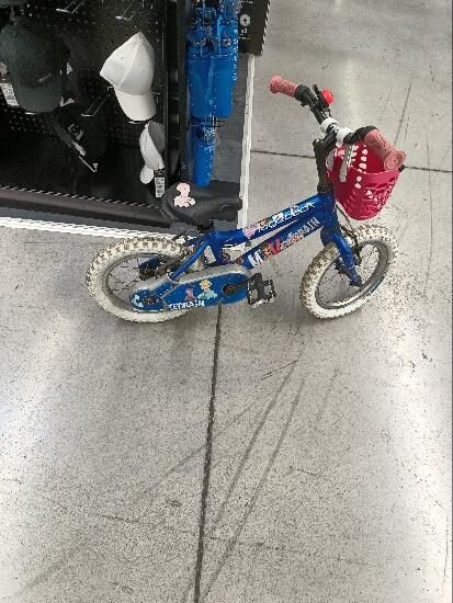 bicicleta 14 albastra - produs resigilat - (SecondHand) Decathlon