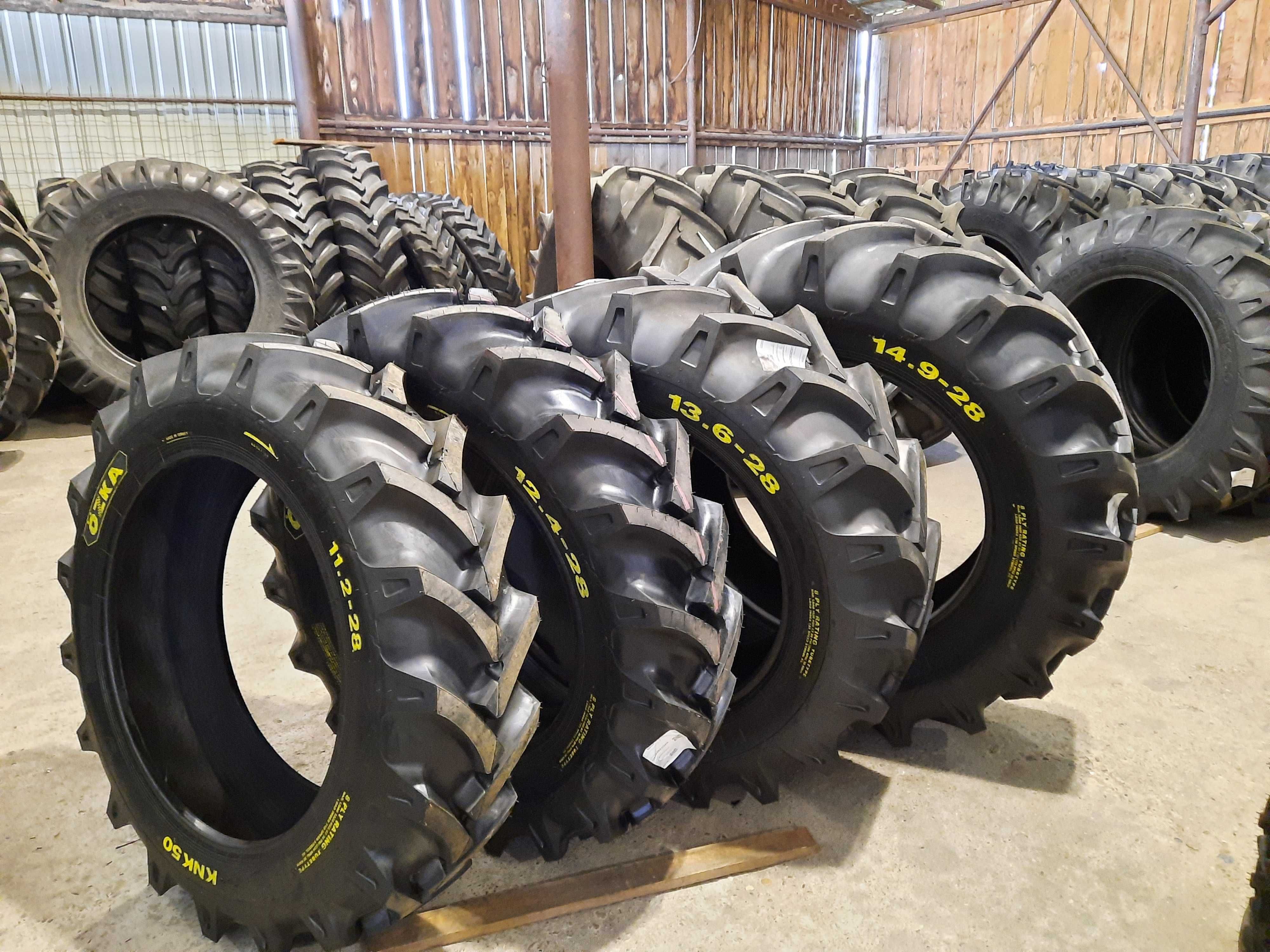 Cauciucuri 12.4-28 noi OZKA sau GALAXY Anvelope agricole tractor spate