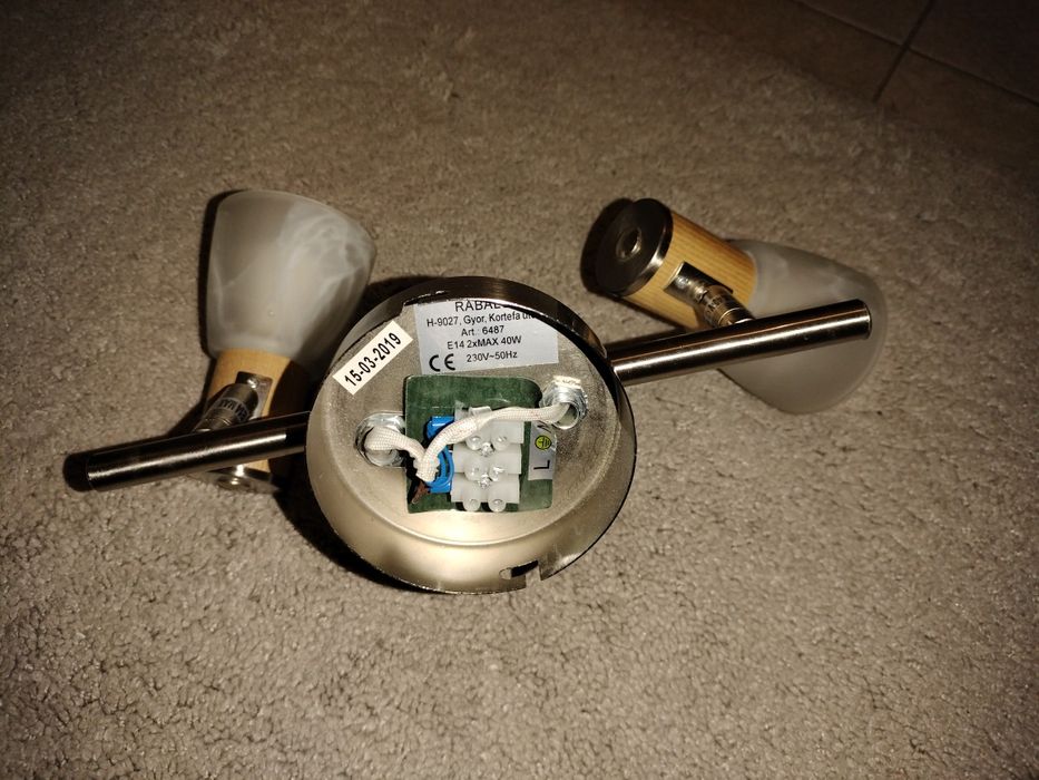 Lustra/aplica perete cu 2 becuri