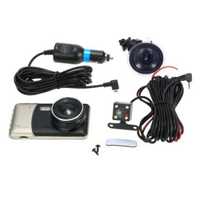 Camera Auto FHD 1080p cu camera marsarier, din metal, Ecran 4 inch