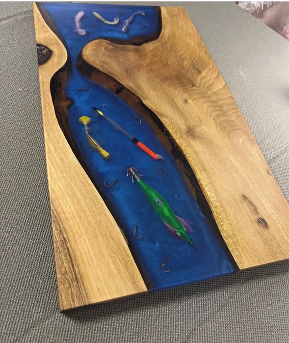 Уникални дъски за рязане и сервиране на мезета от орех и дъб