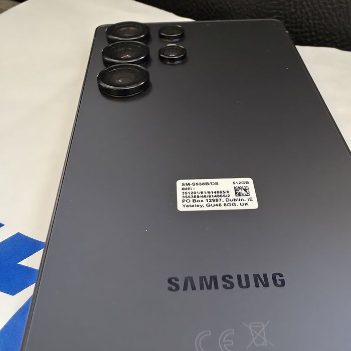 КАТО НОВ 512GB Samsung S25 Ultra Гаранция Citytel '27 JET BLACK