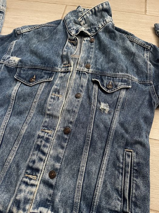 Дънково яке с джобове