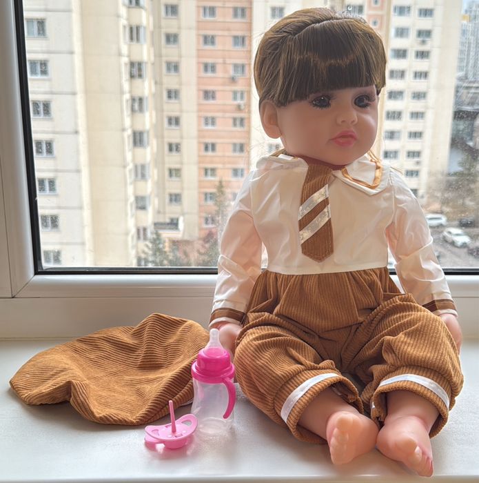 Кукла реборн без упаковки.