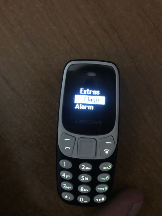 Мини телефон с магически глас,2 СИМ,аксесоар - ключодържател