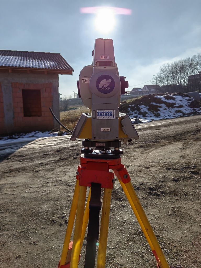 Statie totala robotizata Topcon MS1AX monitorizare