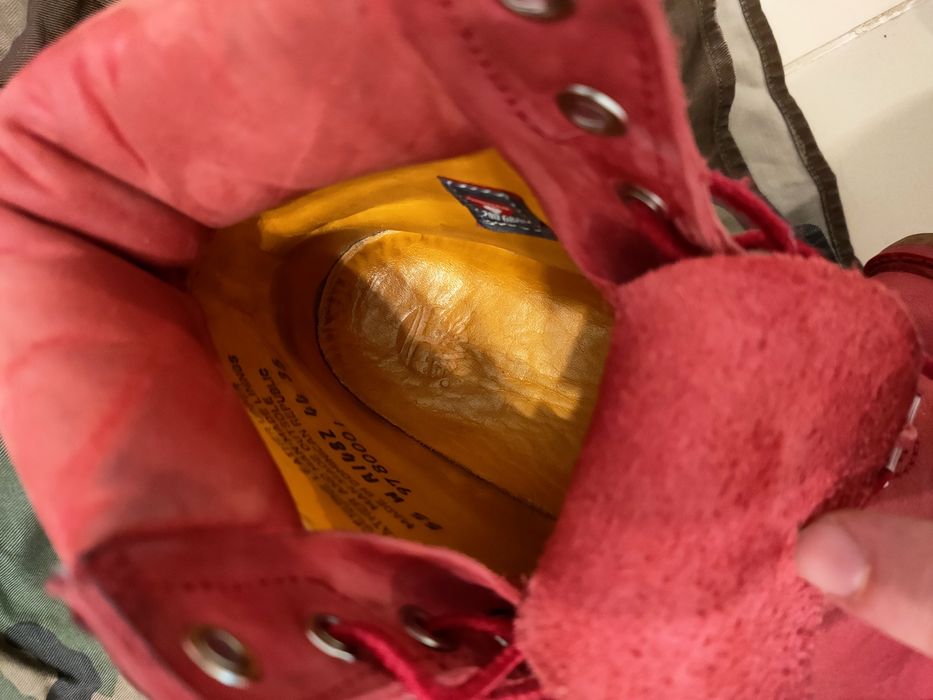 Ghete piele Timberland,nr 35.