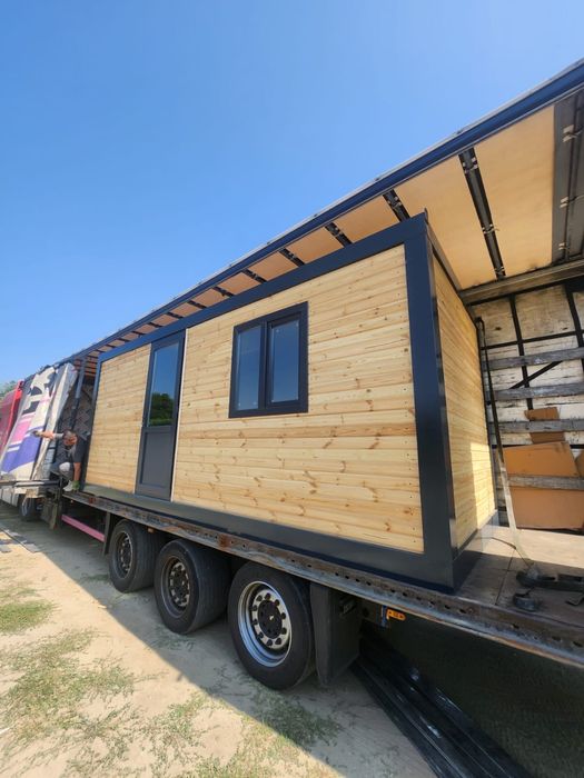 Vand container cu lambriu