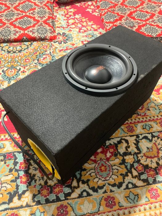 Edge subwoofer 12 dyum 400 rms 800 max truba korbda