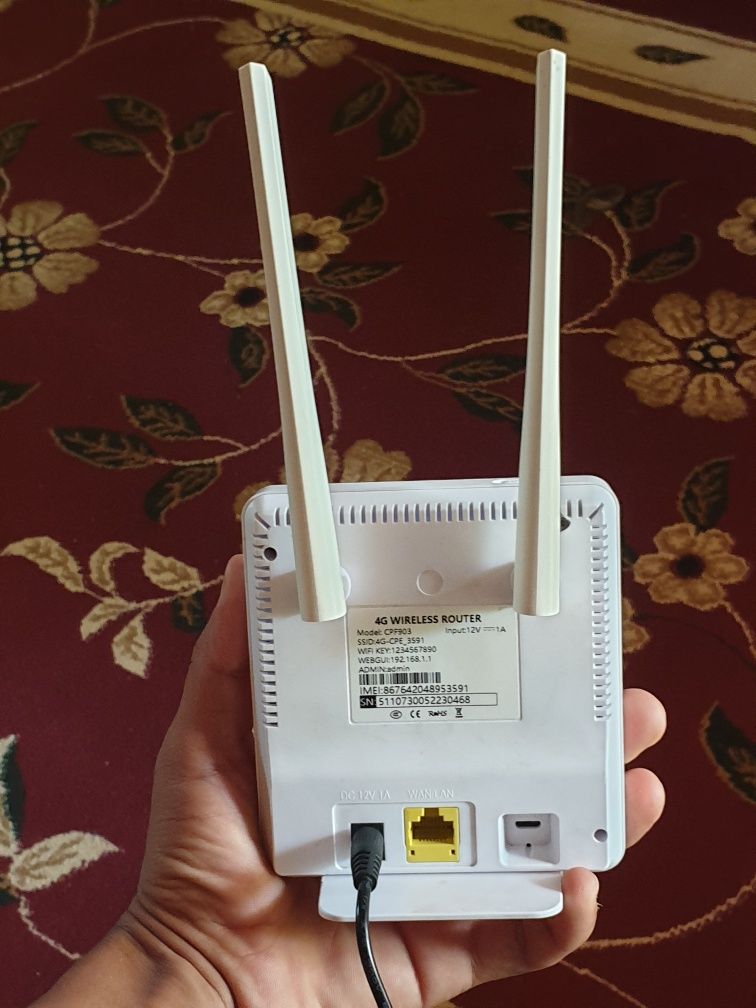 Wifi router 4g modeli: Cpe LTE