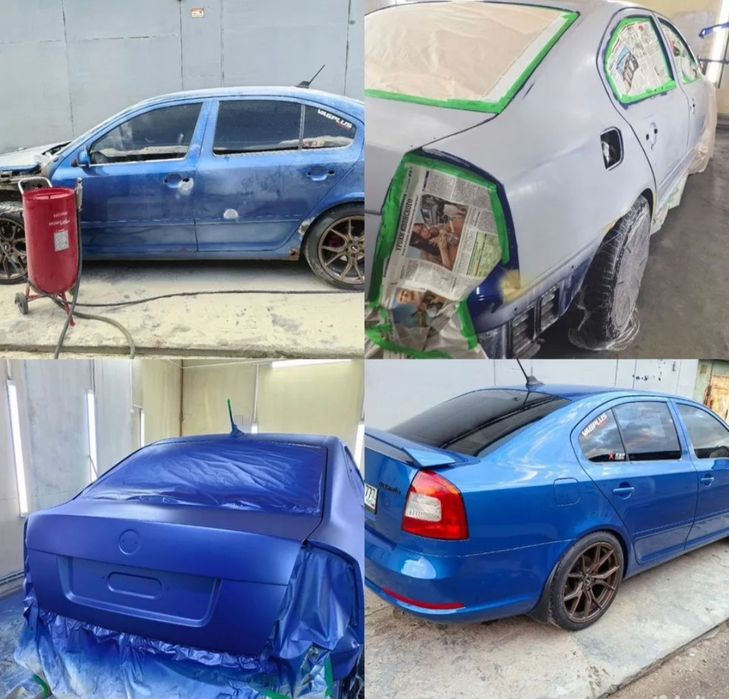 Кузовной ремонт жестянка и покраска