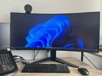 Monitor Curbat Ultrawide 34 inch LENOVO 4K UHD 144Hz - CA NOU !