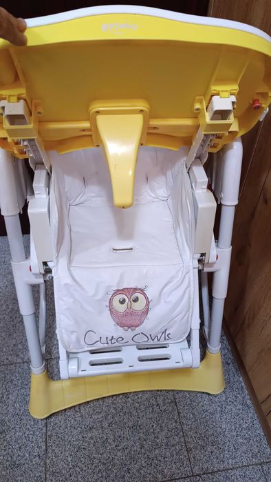 Детско столче за хранене Lorelli Primo Yellow Cute Owls