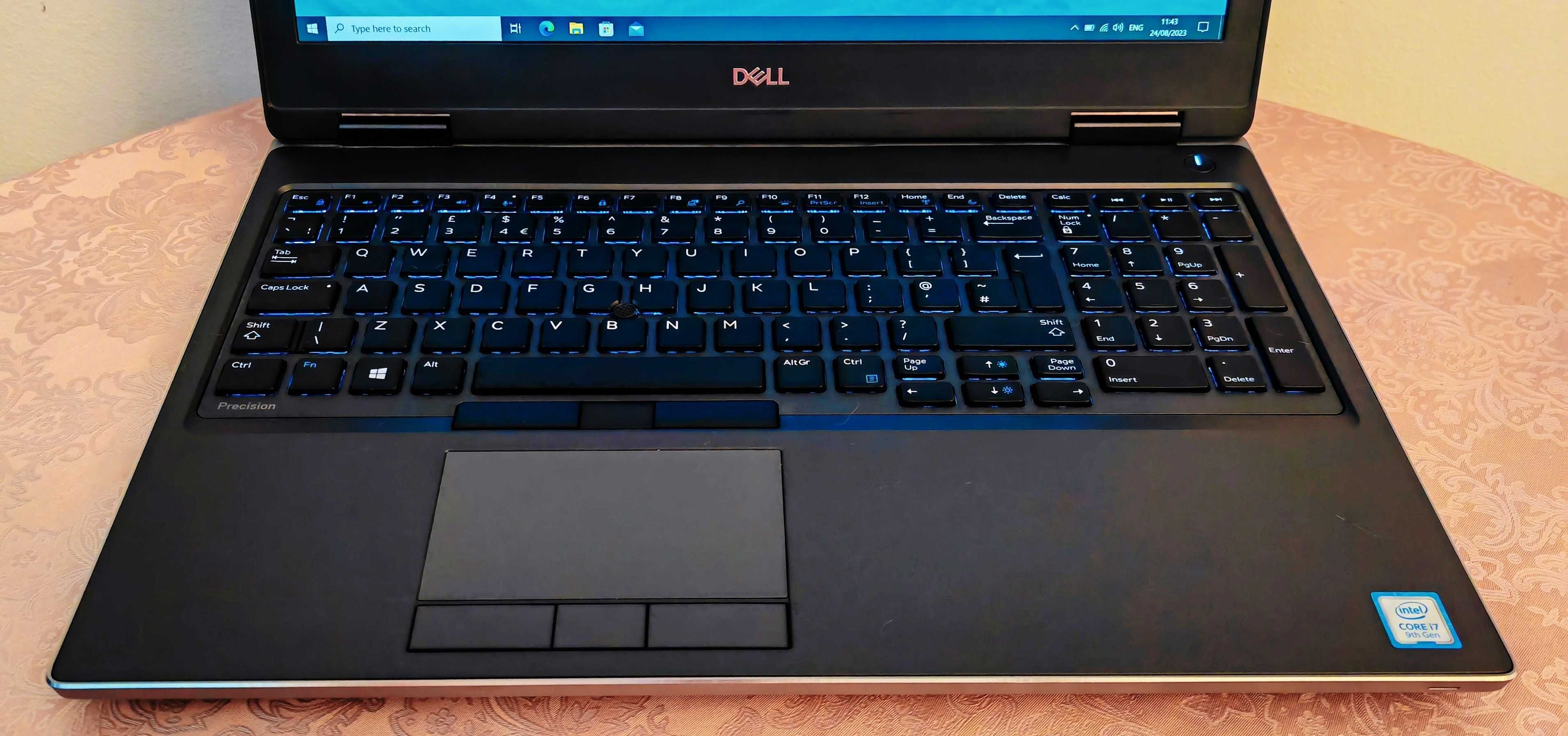 Dell Precision 7540/Core i9-9880H/16 RAM/512 SSD/Quadro Т1000/15.6 IPS