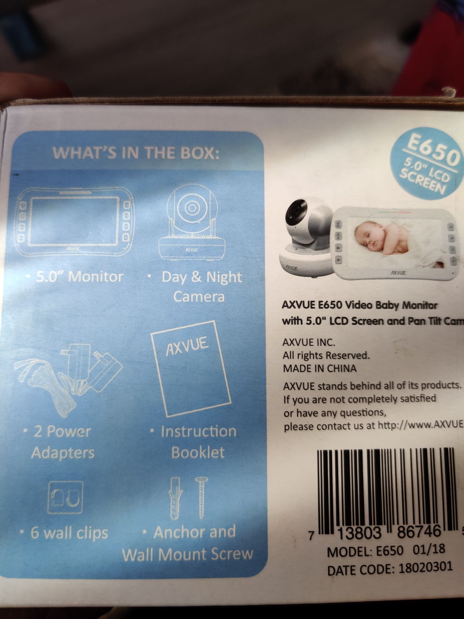 Видеоняня Axvue E650