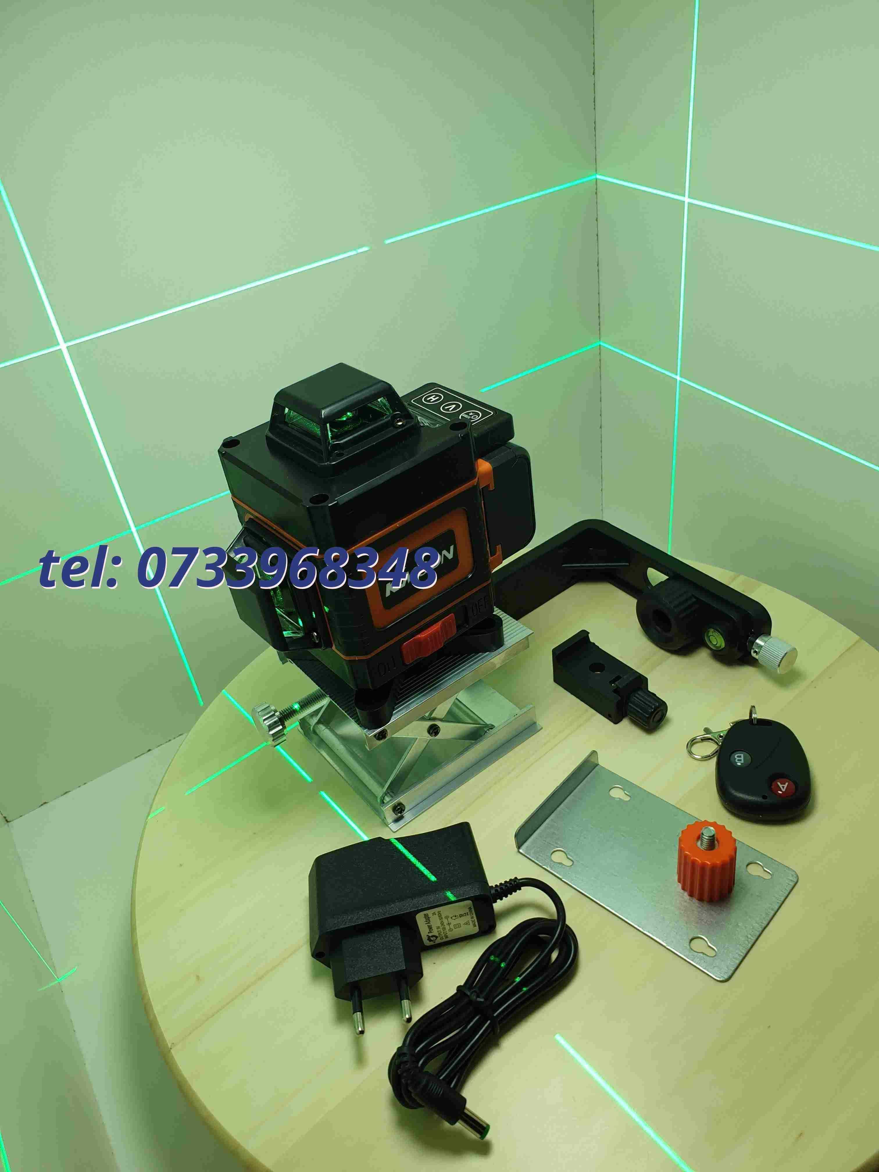 Superoferta Auto Nivela Laser Laser Verde 4d 16 Linii Cu Telecomanda