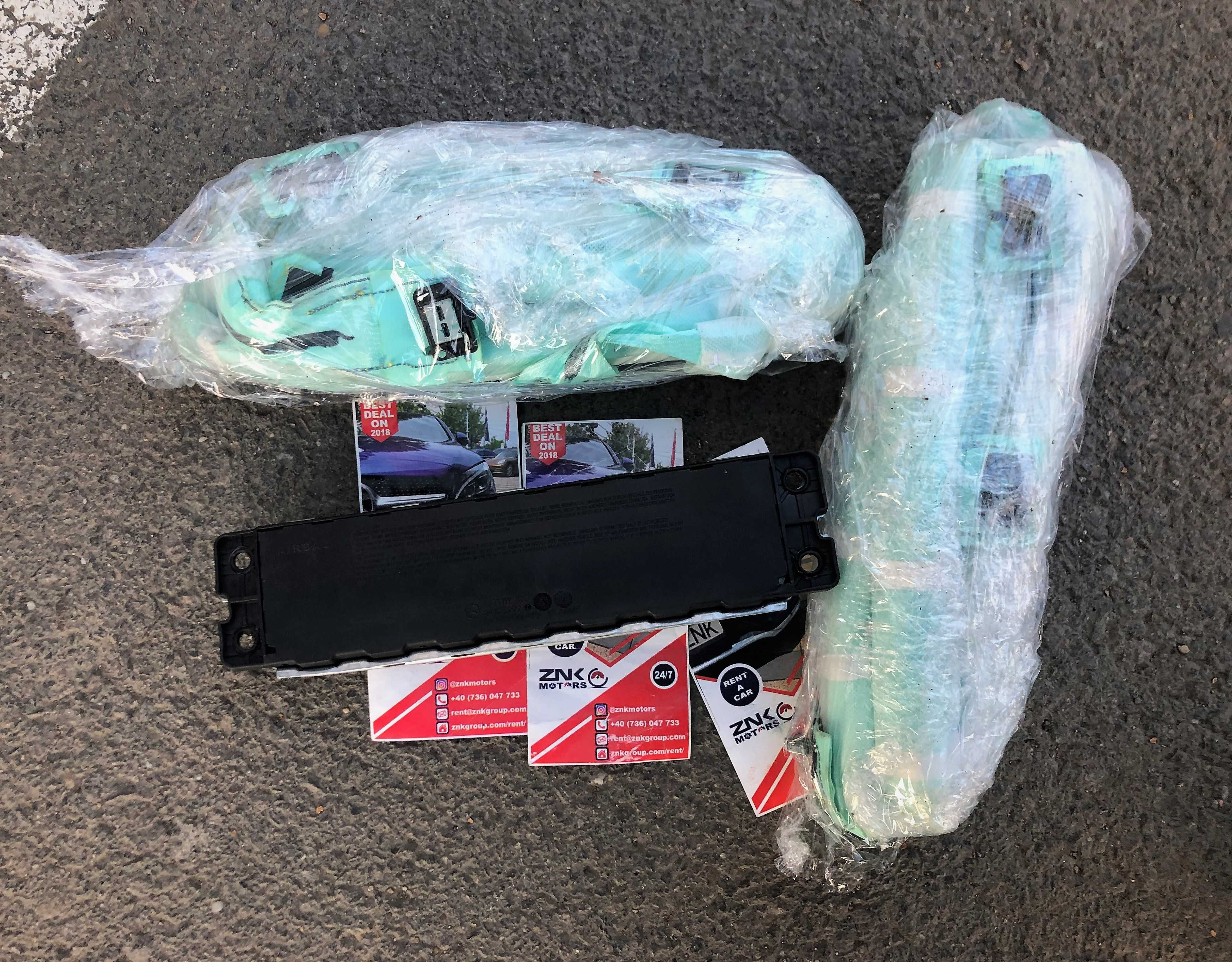 Mercedes Benz GLC kit airbag genunchi plansa de bord set cortine
