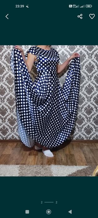 Платье новое цена 5000т.т.размер 48