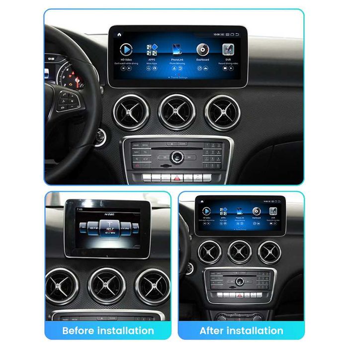 Navigatie Mercedes CLA GLA A CLASS din 2011-2015 Display 12.5 inch 4GB
