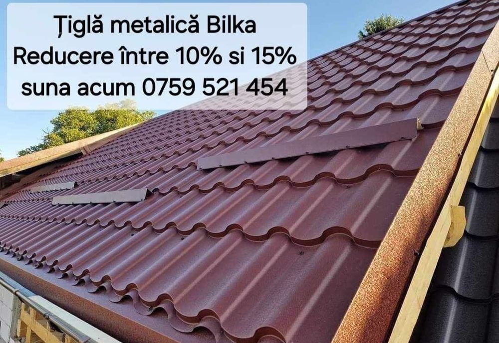 Lucrări de reparație a acoperișului Bilka Lindab. Servicii de calitate