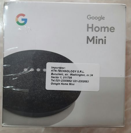 Boxa inteligenta Google Home mini