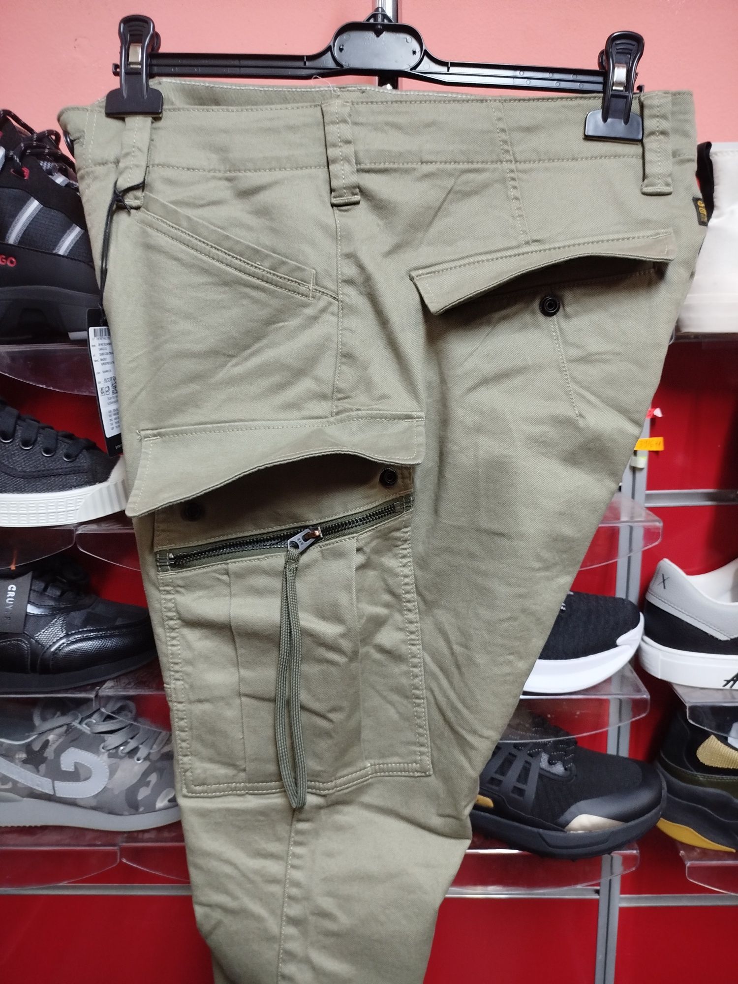 Оригинален мъжки карго панталон G-Star Raw Zip Pocket W33 W35 W36 нов