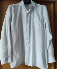 Продам белую рубашку с длинным рукавом, LANVIN, на мальчика 13-14 лет