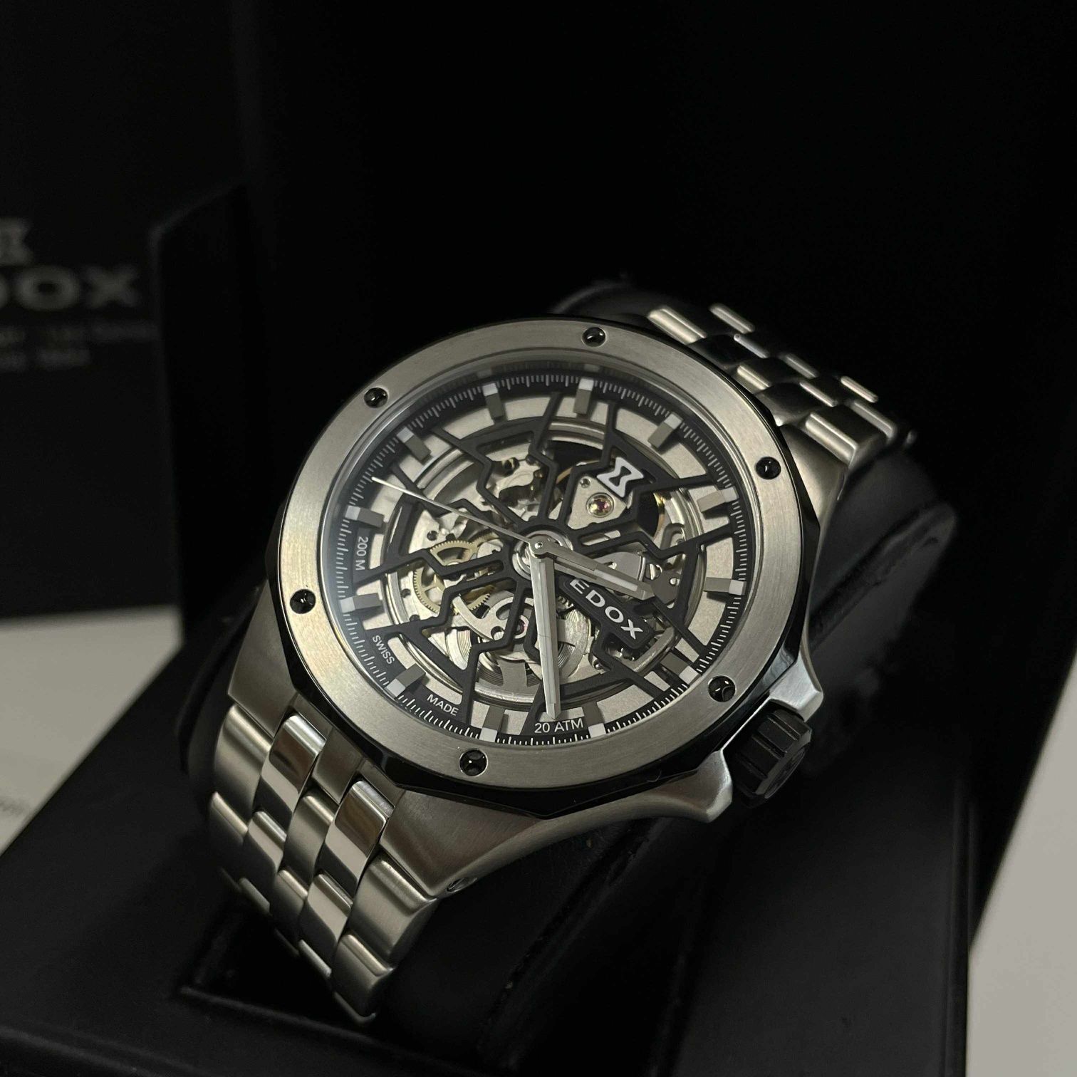 Edox Delfin Mecano Skeleton Automatic
