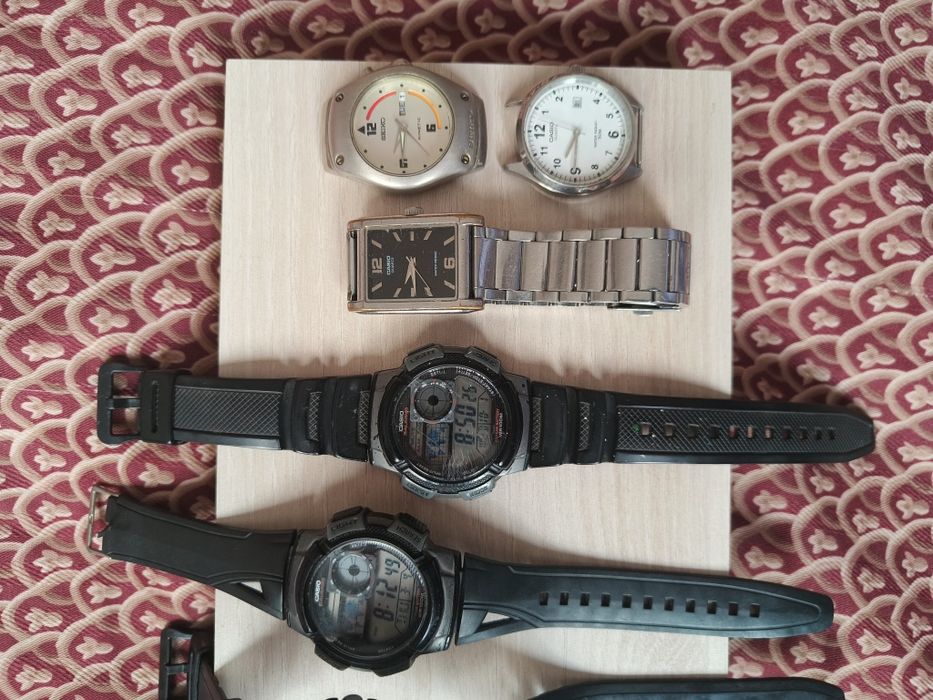 Лот от часовници Fossil,Casio,,LorusViceroy,Swiss military