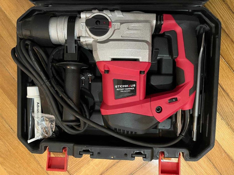 Ciocan Rotopercutor Steinhaus PRO-RH1500+ (1500W, 5.5J)