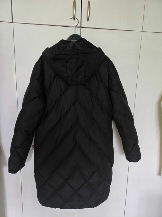 Голямо зимно яке , дълго с качулка