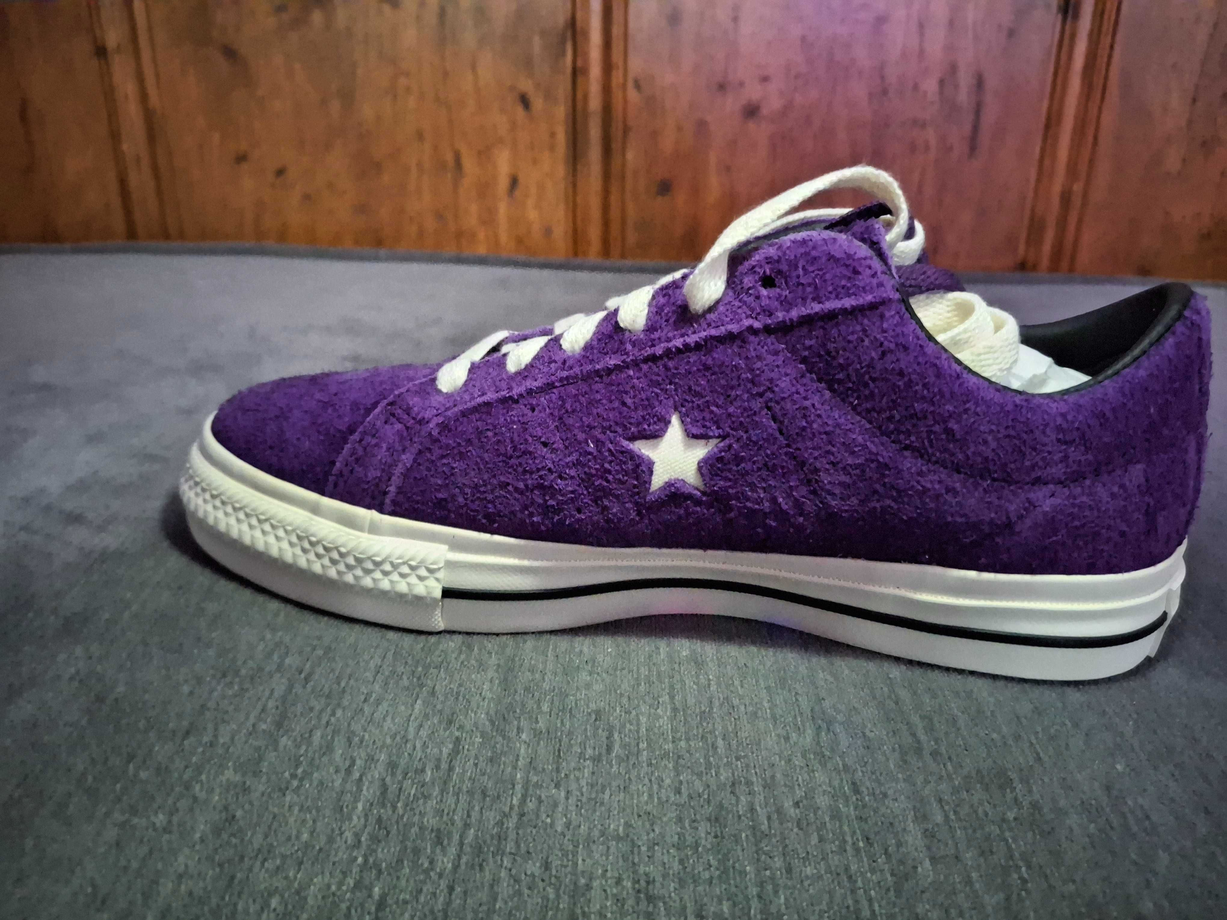 CONVERSE CONS One Star Pro Purple Suede;дамски;37-ми номер;120 лв;нови