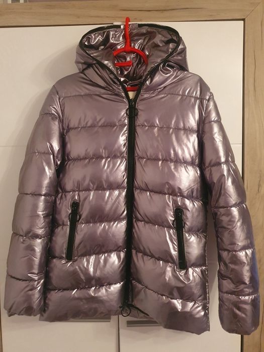 Geaca iarna argintie