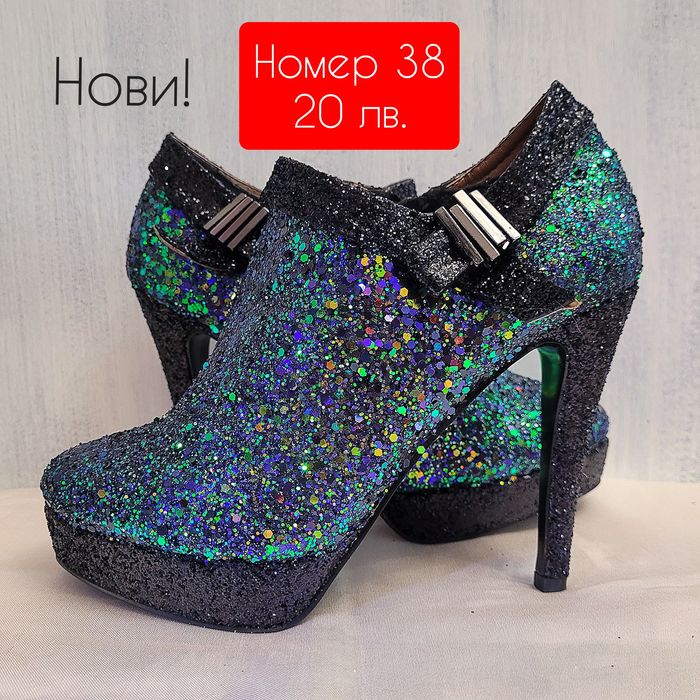 Дамски боти и обувки на ток номер 38