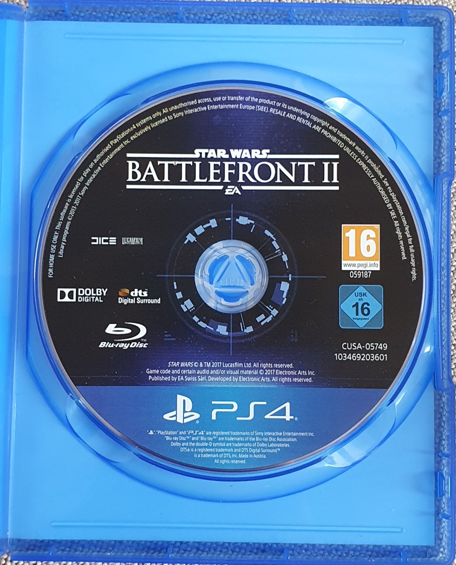 Диск с игра Star Wars Battlefront II 2 PS4 Playstation 4 Плейстейшън