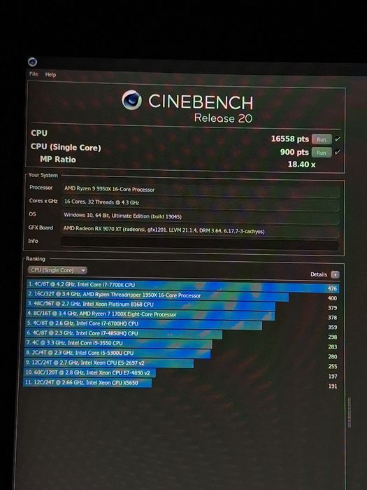 PC GAMING/WORKSTATION - r9 9950x / rx 9070xt OC
