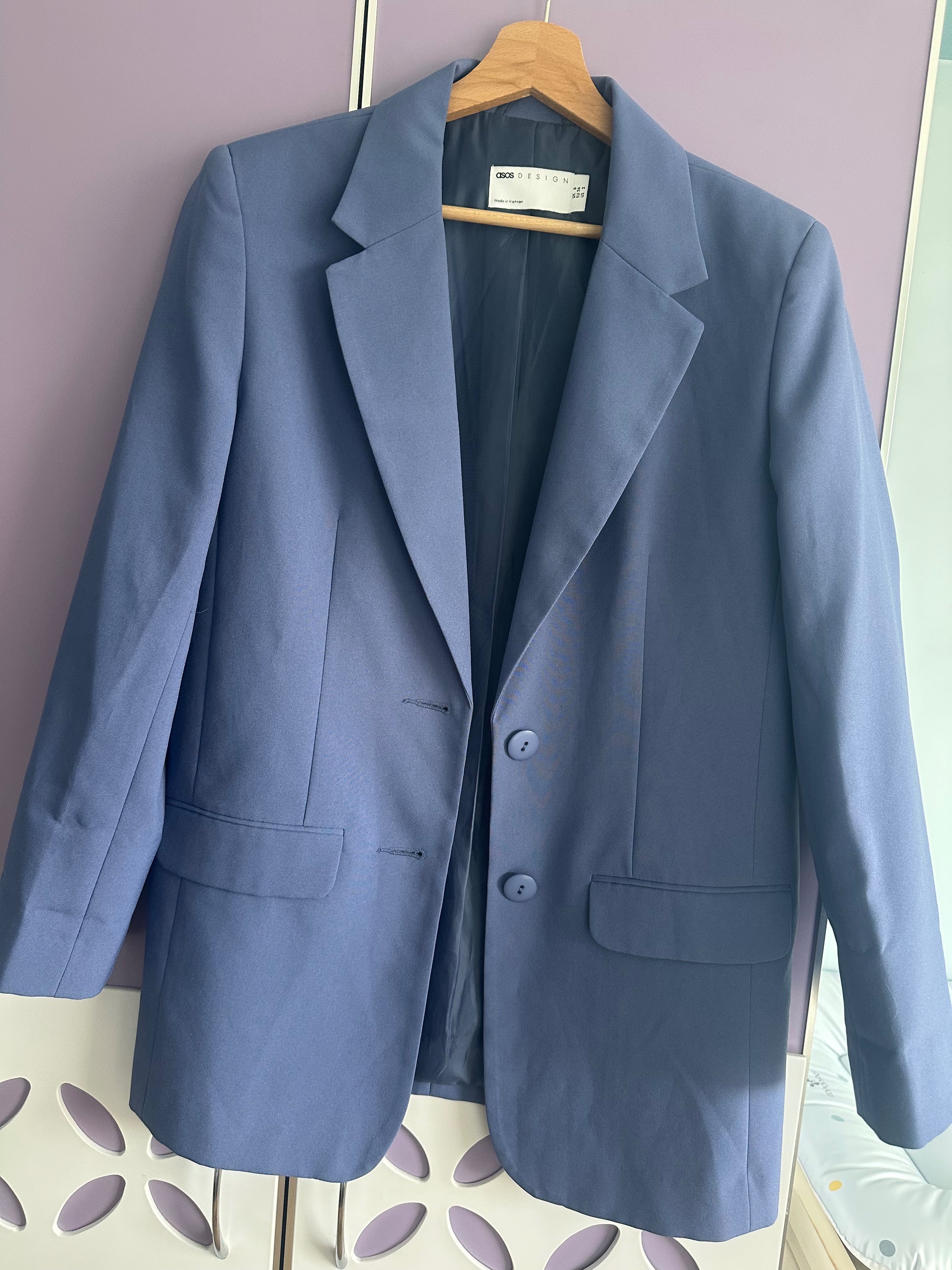 Син Костюм Asos Design размер S