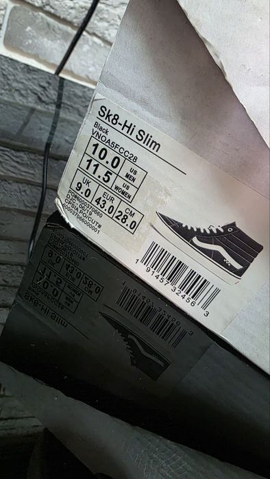 Оригинальные кеды Vans